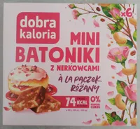 Mini batoniki z nerkowcami à la pączek różany