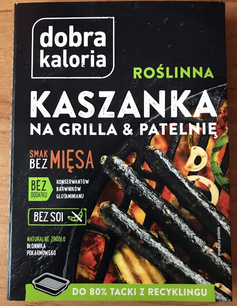 Roślinna kaszanka na grilla & patelnię