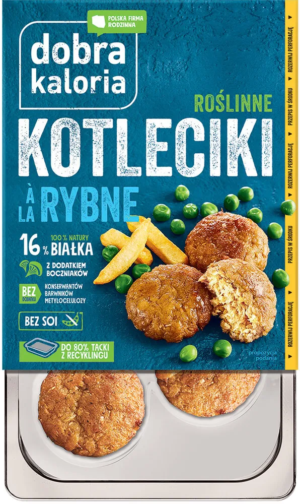 Roślinne kotleciki à la rybne