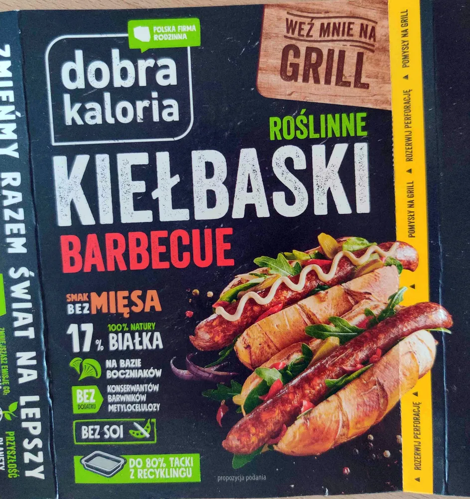 Roślinne kiełbaski barbecue