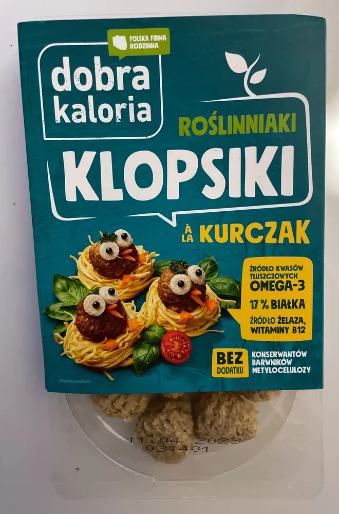 Roślinniaki Klopsiki à la kurczak