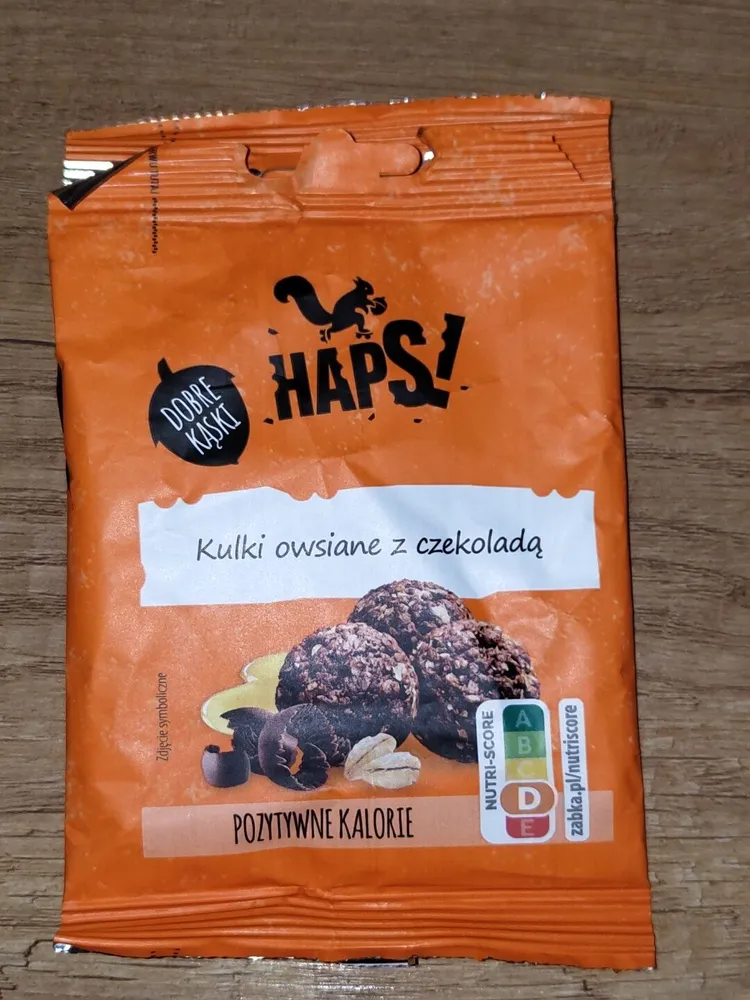 Kulki owsiane z czekoladą