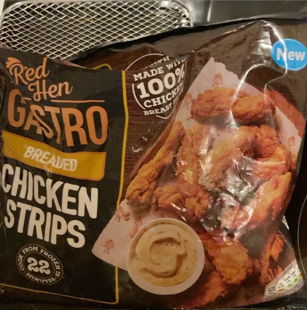 Breaded chicken strips