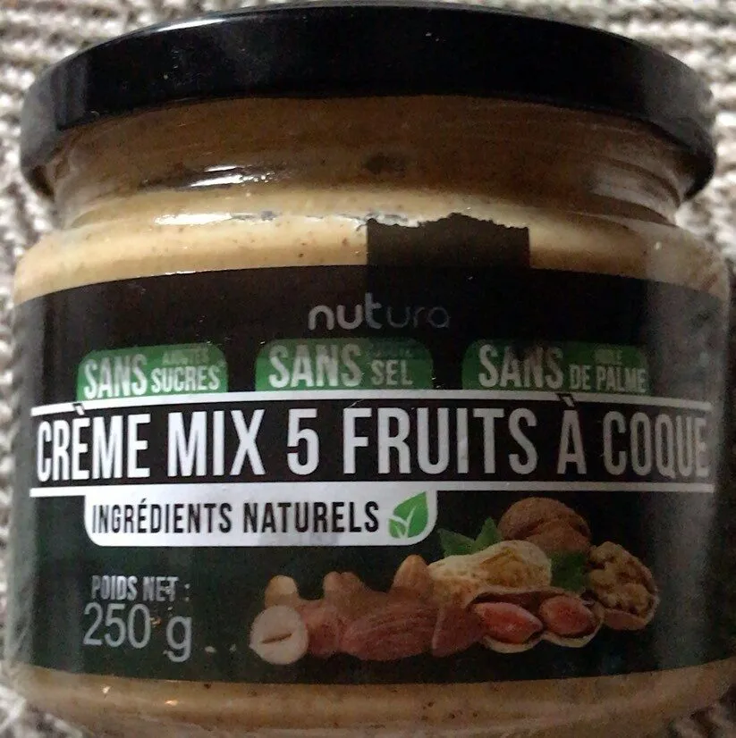 Creme mix 5 fruits a coques