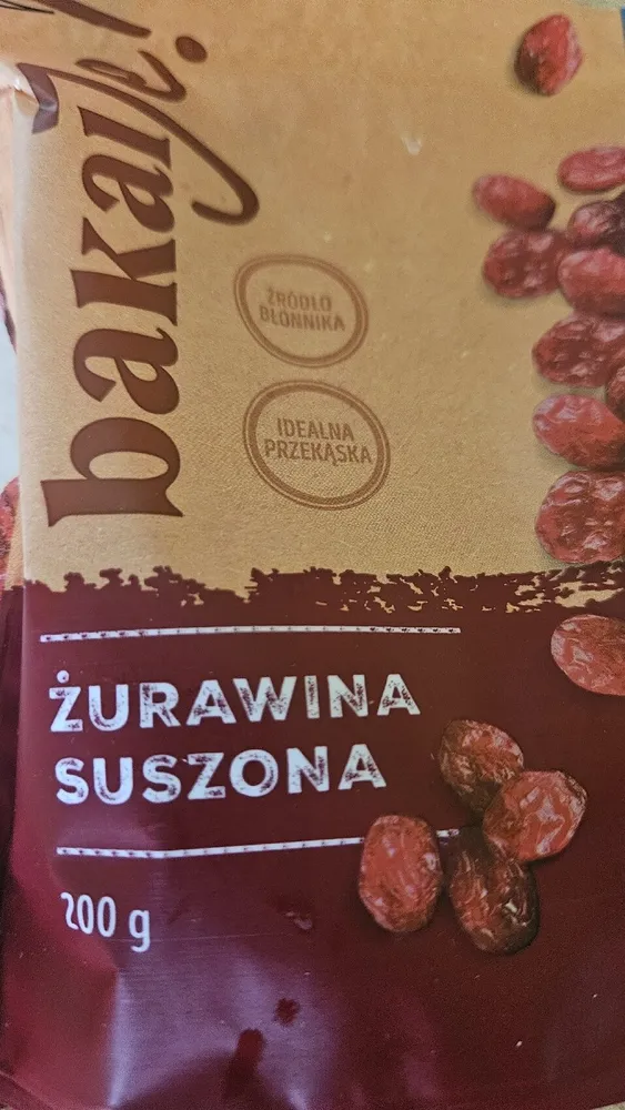 Żurawina Suszona Słodzona