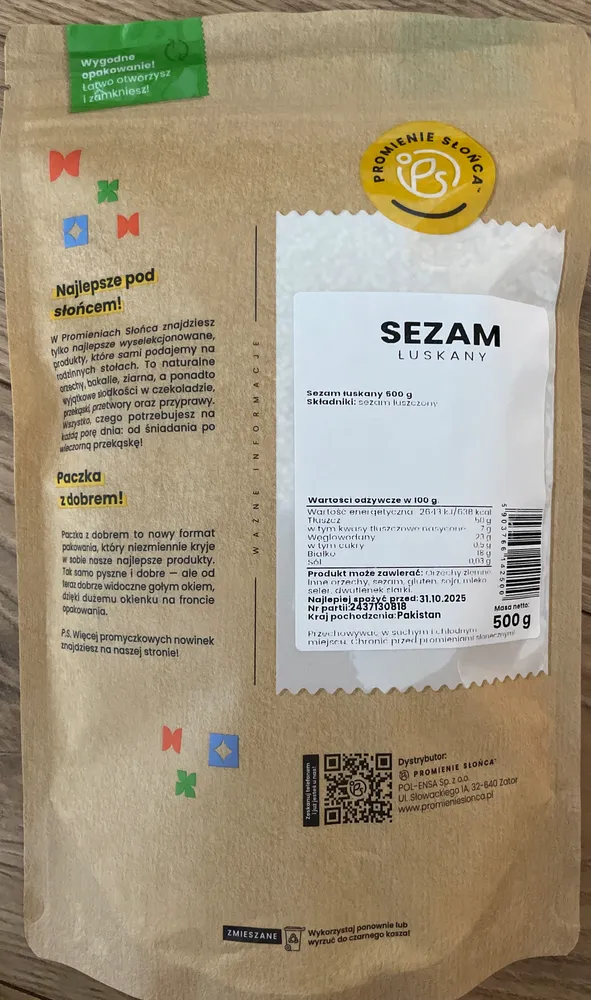 Sezam łuskany