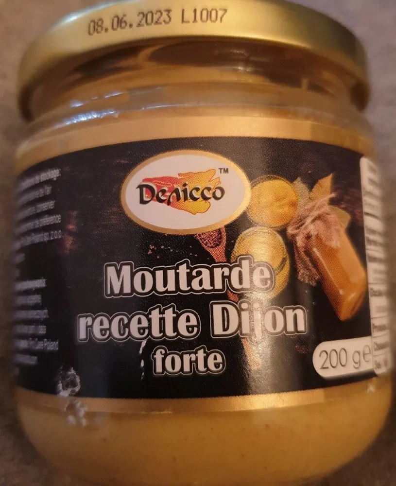 moutarde recette Dijon forte