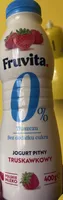 Jogurt pitny truskawkowy 0% tluszczu bez dodatku cukru
