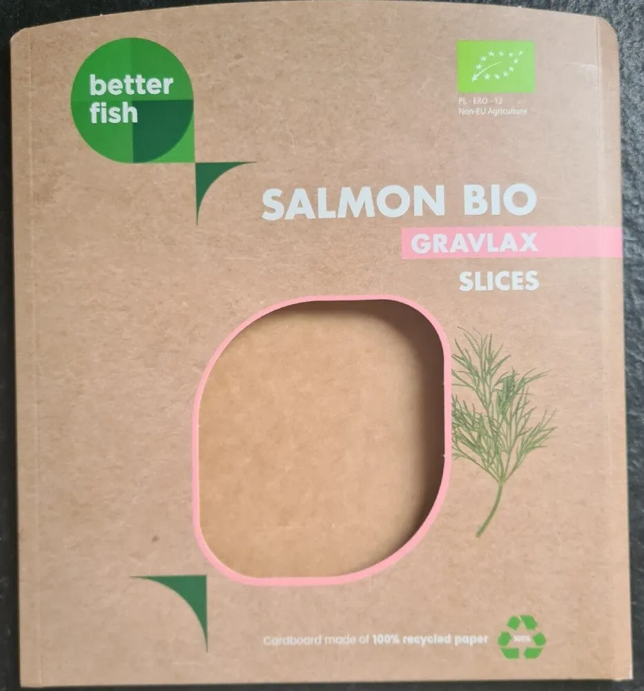 Salmon Bio Gravlax Slices Dill