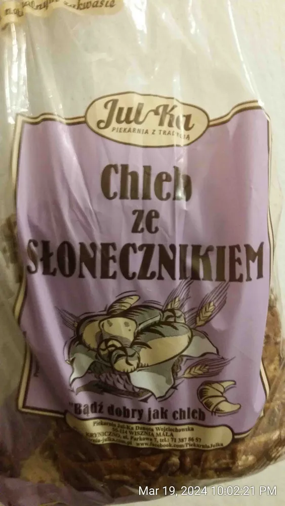 Chleb ze slonecznikiem