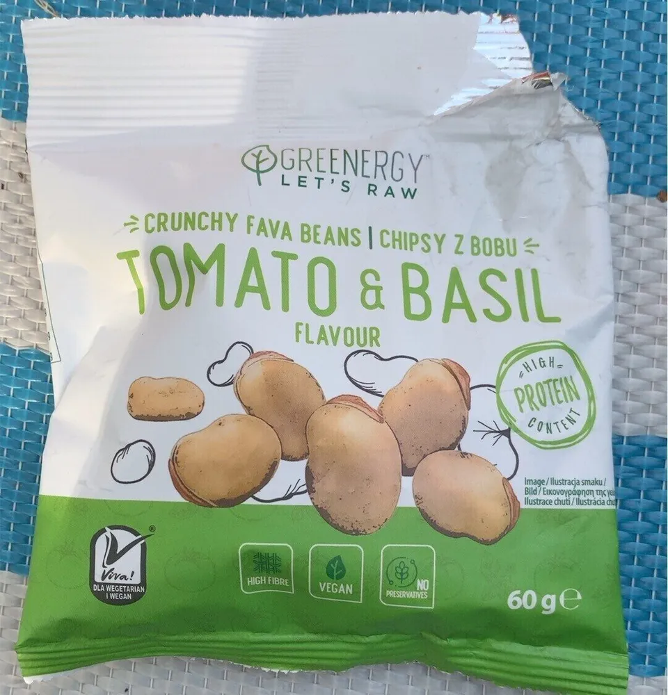 Crunchy fava beans
