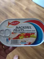 Filety z makreli w sosie pomidorowym