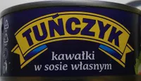 Tuńczyk kawałki w sosie własnym.