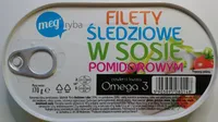 Filety śledziowe w sosie pomidorowym.