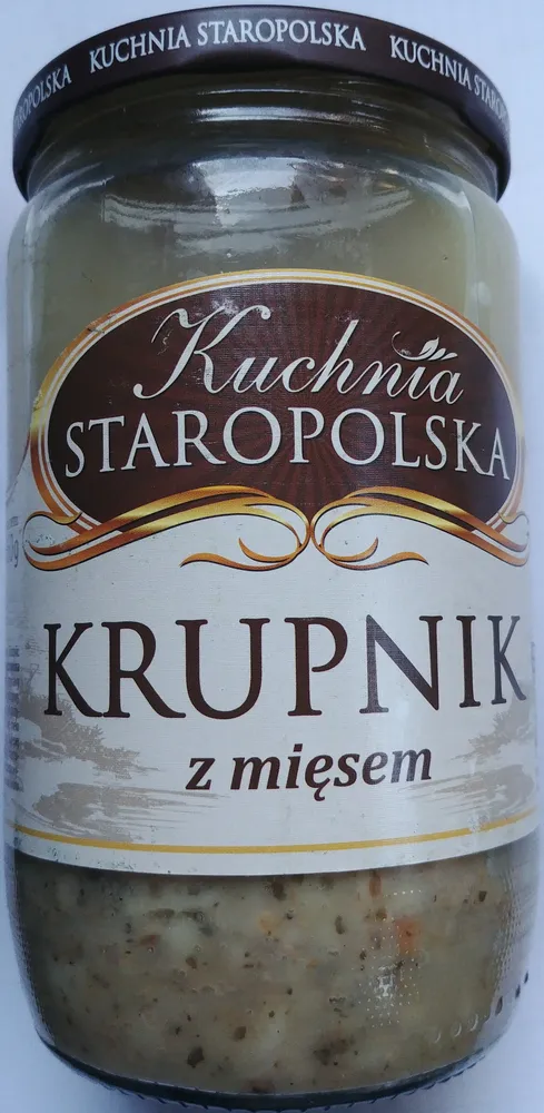 Krupnik z mięsem drobiowym