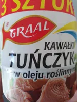 Kawałki tuńczyka w oleju roślinnym