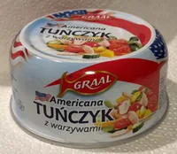Tunczyk z warzywami