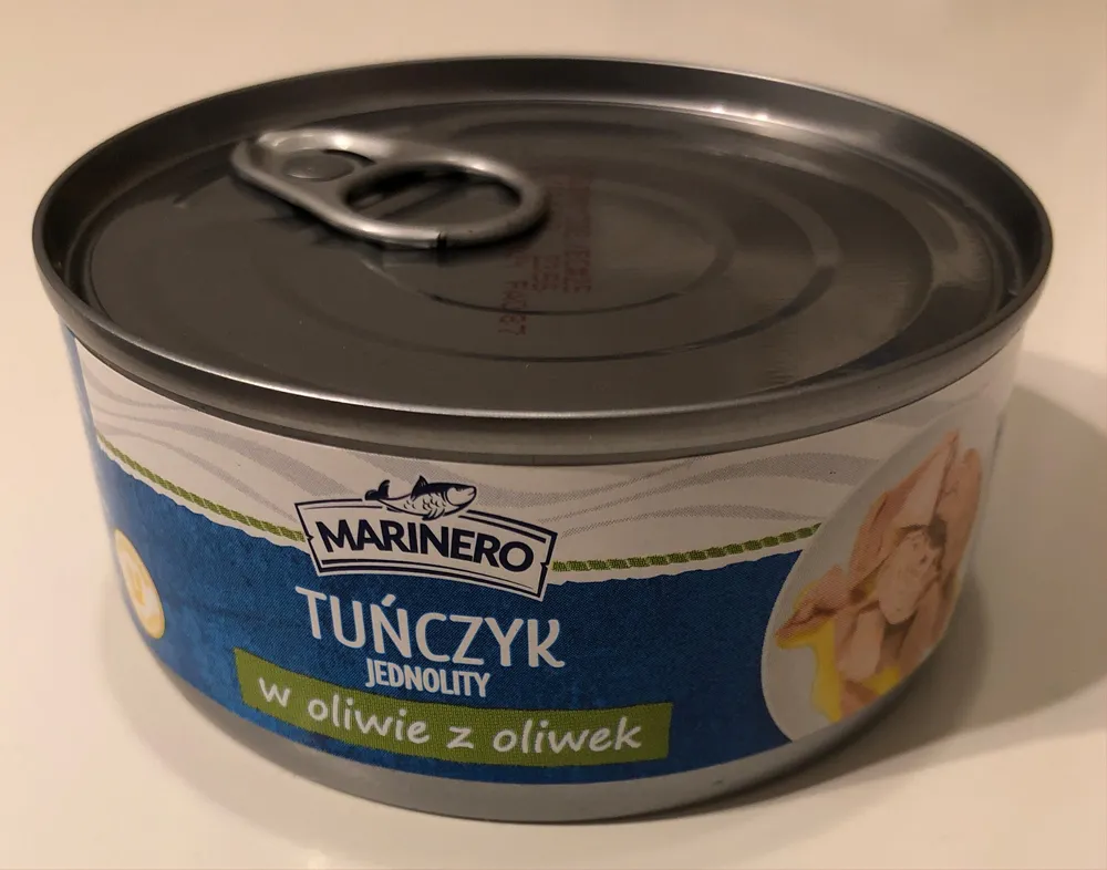 Tuńczyk jednolity w oliwie z oliwek