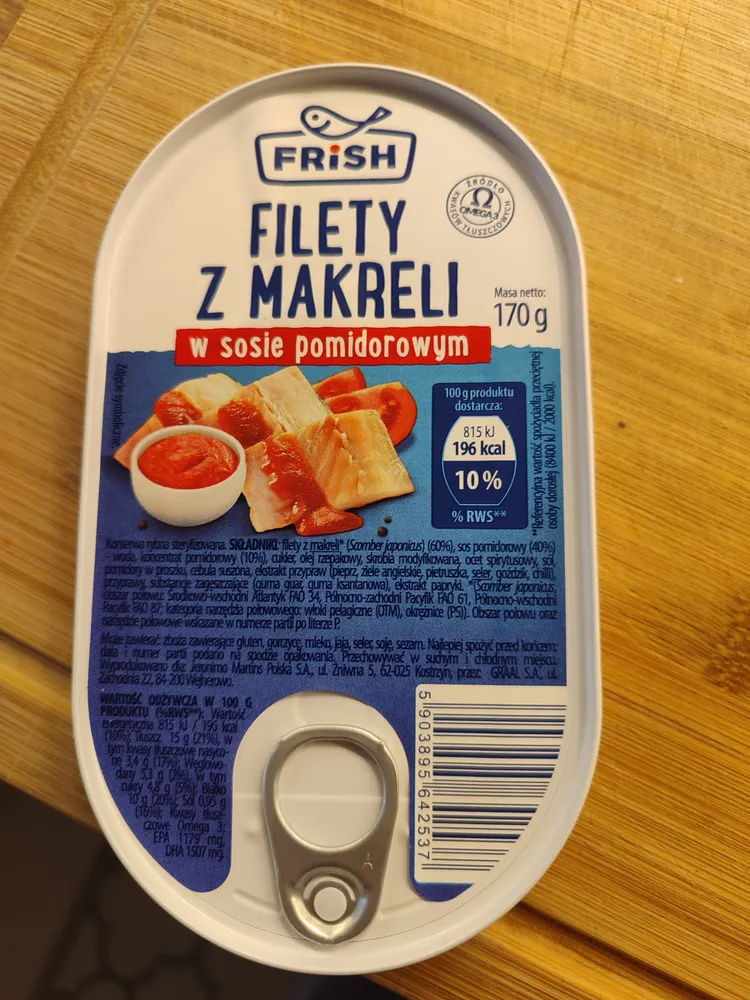 Filety Z Makreli W Sosie Pomidorowym