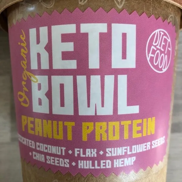 Keto bowl peanut protein