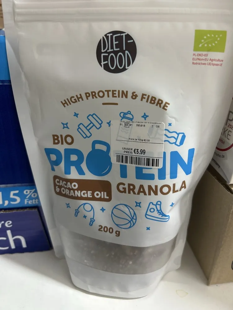 Bio Protein Granola, Cacao & Orange Oil