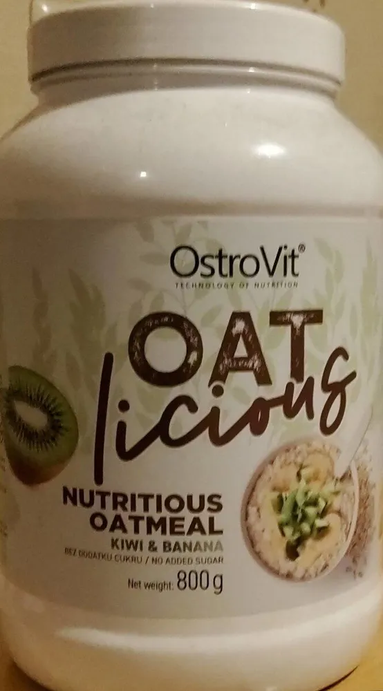 Nutritious Oatmeal Kiwi & Banana