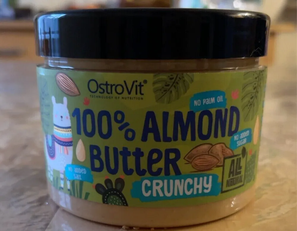100% allmond butter crunchy
