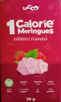 1 Calorie Meringues Raspberry Flavoured