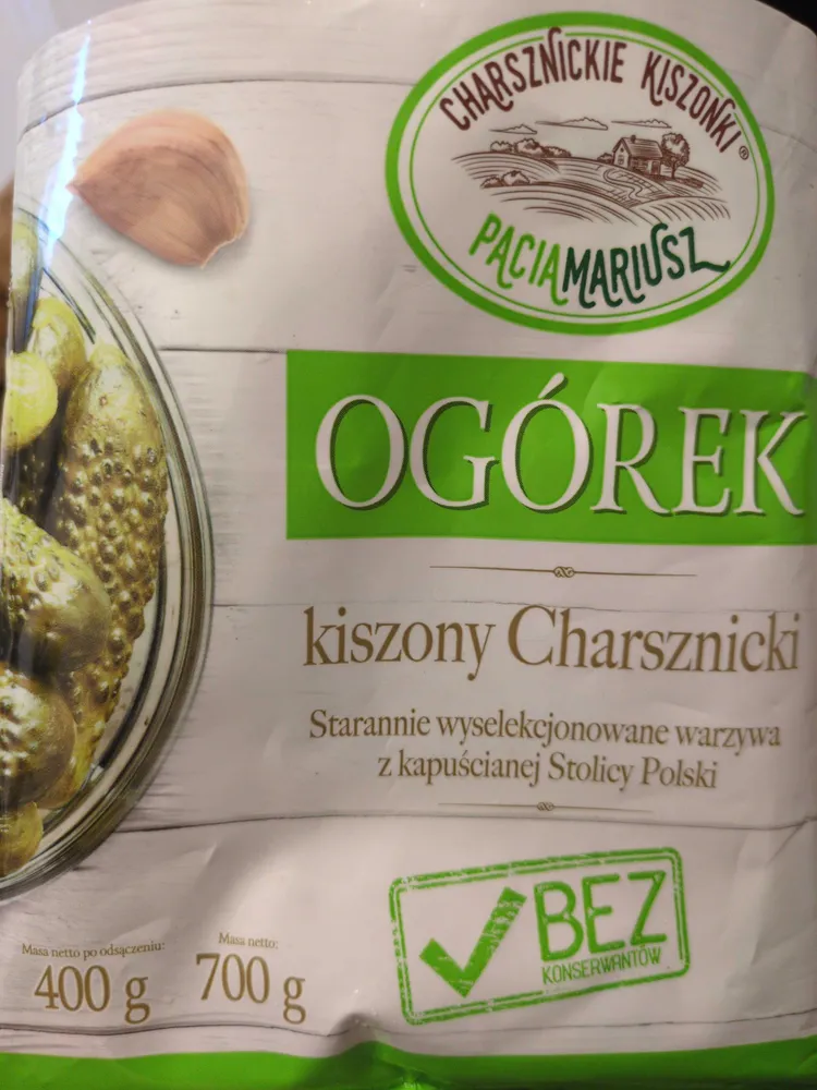 Ogórek kiszony Charsznicki