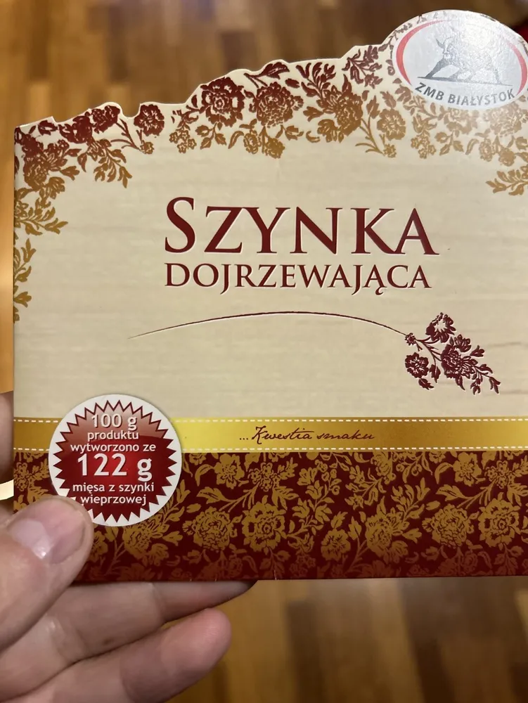Szynka Dojrzewajaca