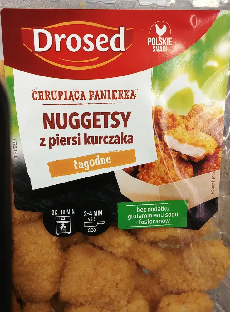 Nuggetsy z piersi kurczaka łagodne