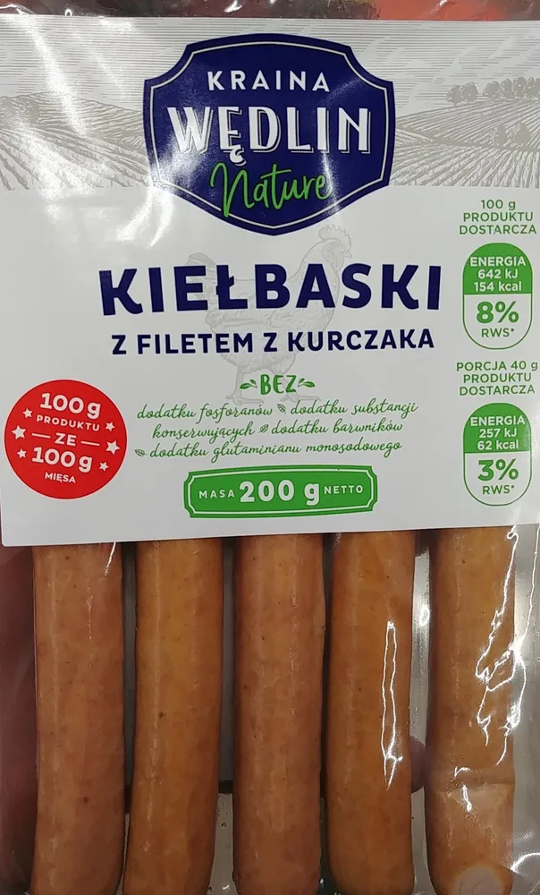 Kiełbaski z Filetem z Kurczaka