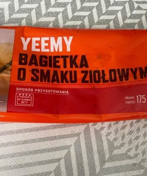 Bagietka o smaku ziolowym