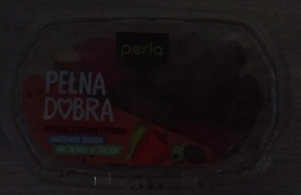 Pełna dobra papryczkę czerwone i pepperoni