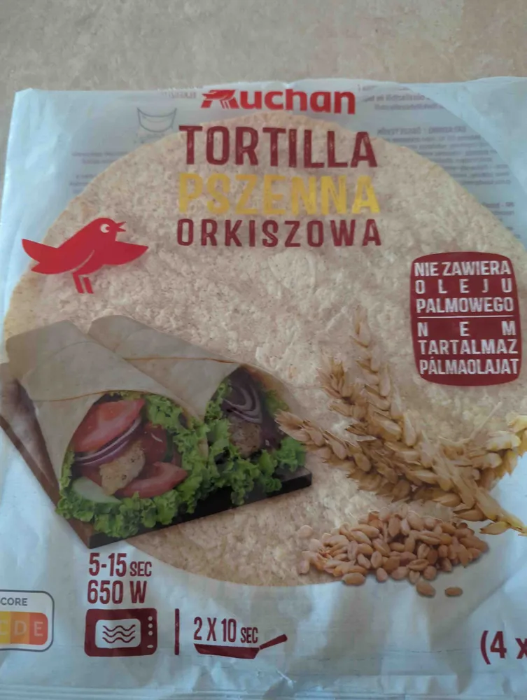 Tortilla pszenna orkiszowa