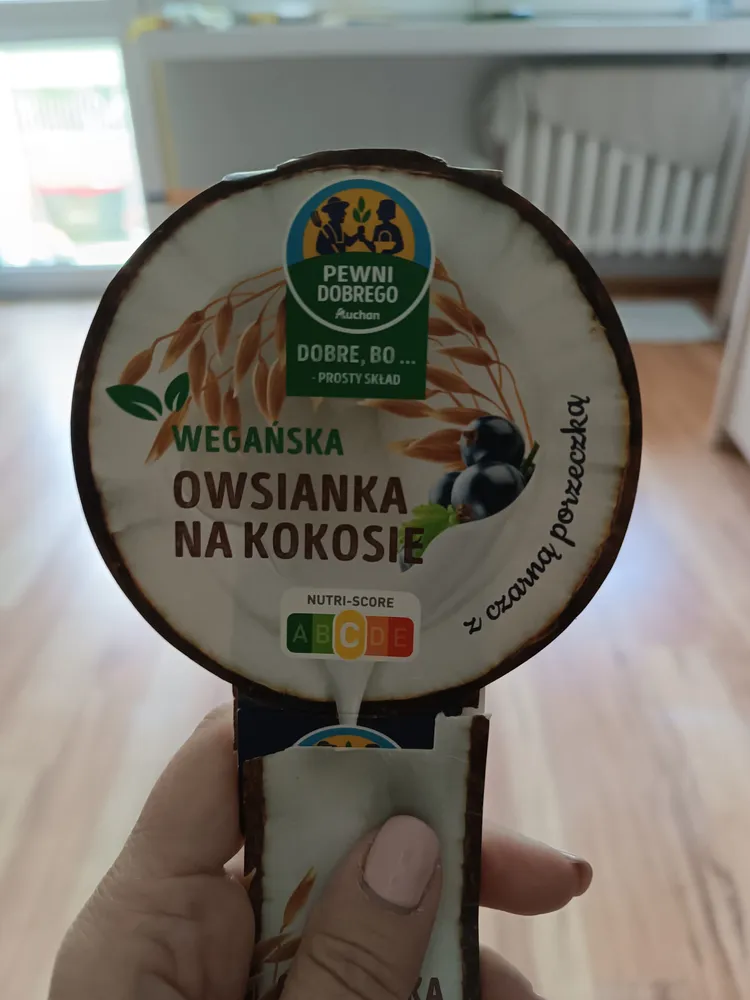 Wegańska owsianka na kokosie