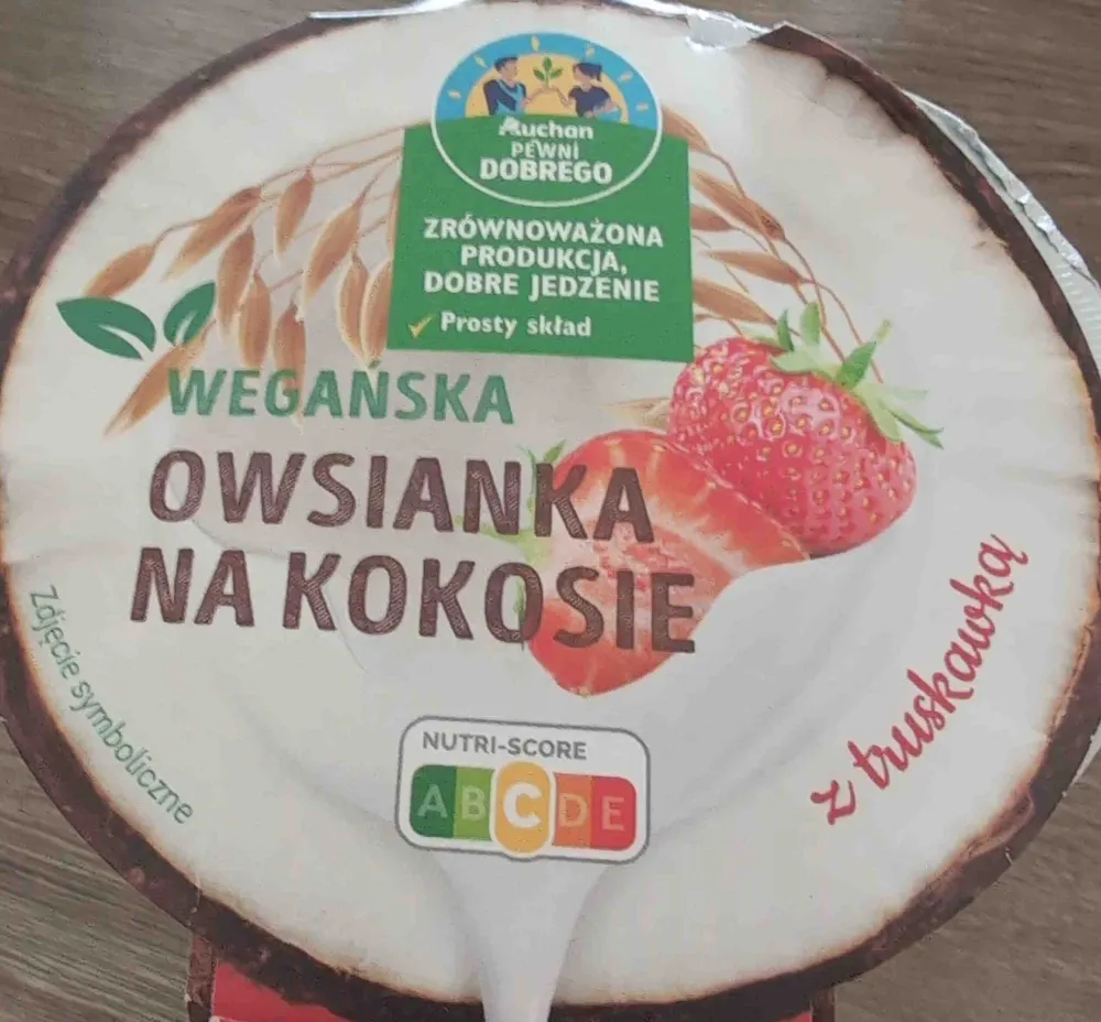Wegańska owsianka na kokosie