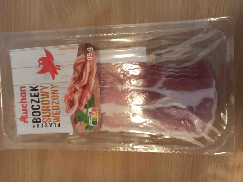 Boczek surowy wędzony