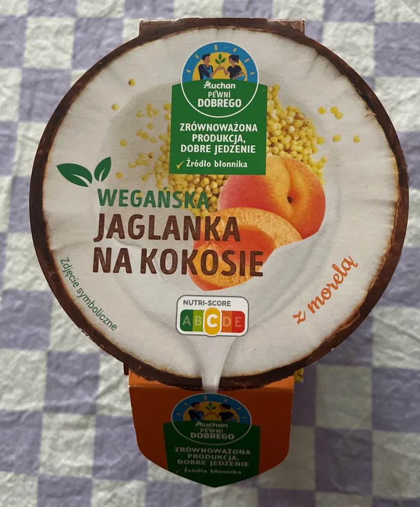 Weganska jeglanka na kokosie