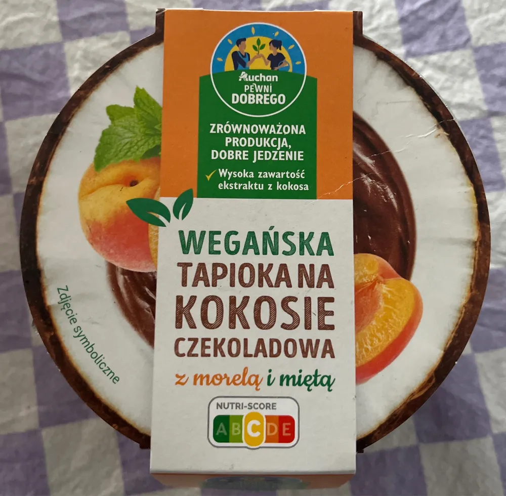 Weganska tapioka na kokosie czekoladowa