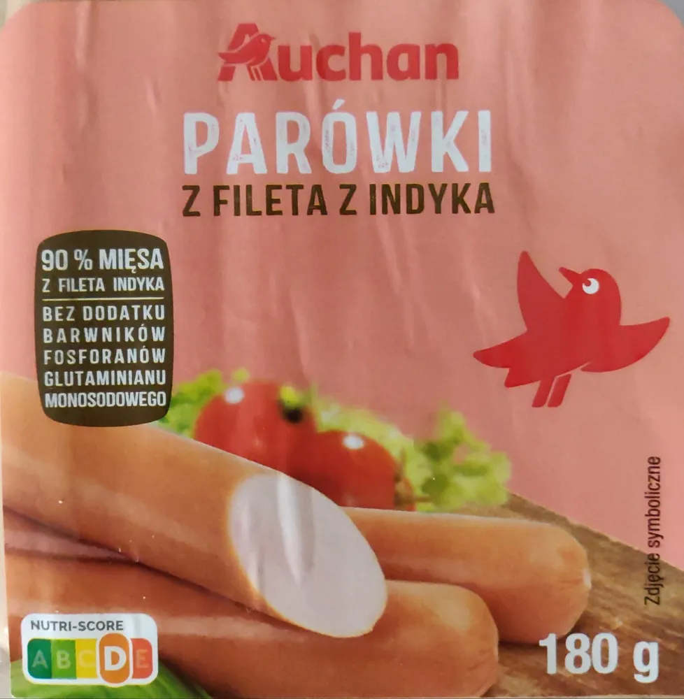 Parówki z fileta z indyka