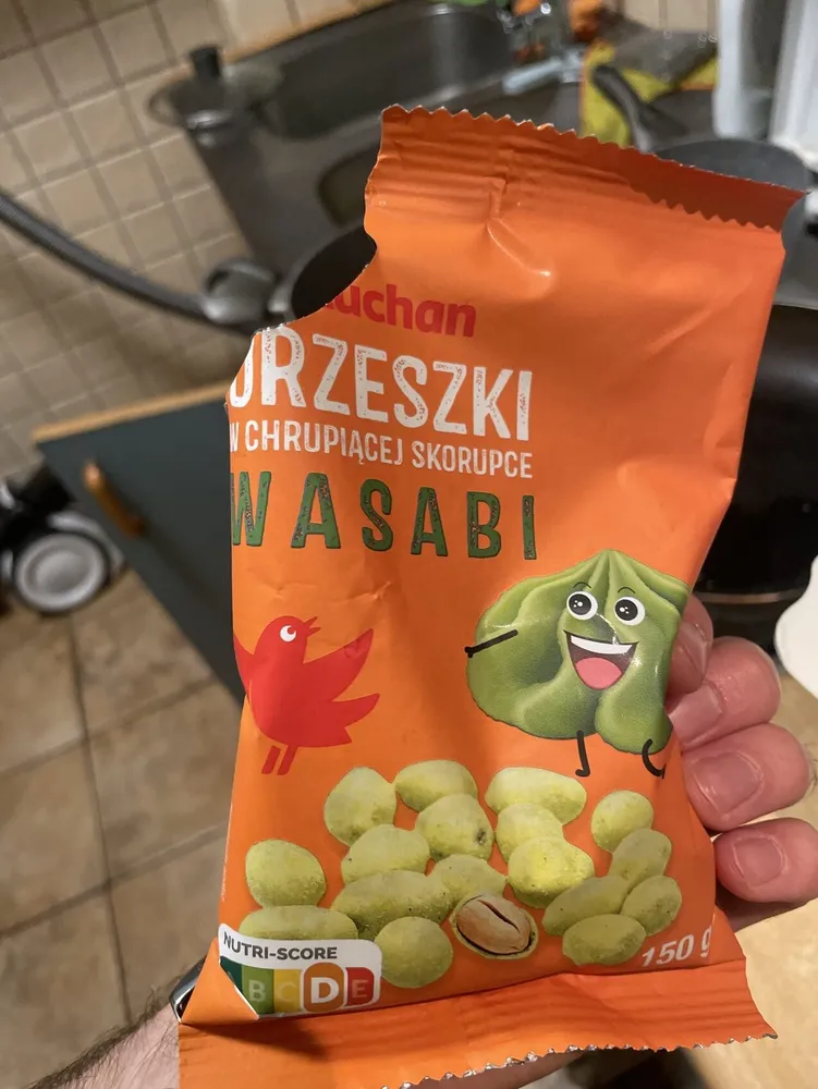 Orzeszki wasabi