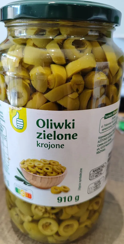 Oliwki zielone krojone