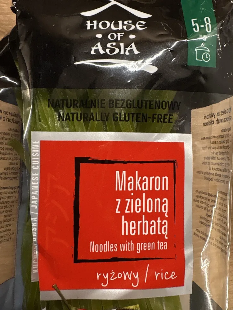 Makaron Z Zieloną Herbatą