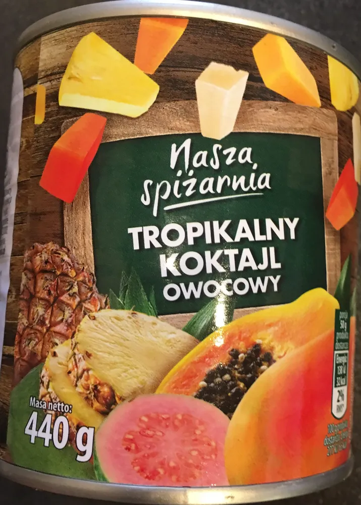 Tropikalny koktajl owocowy