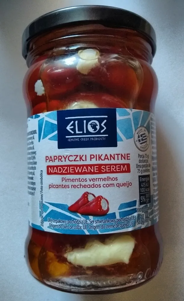 papryczki pikantne nadziewane serem