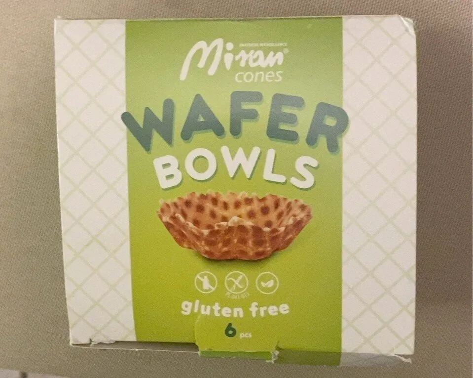 Wafer Bowls gluten free