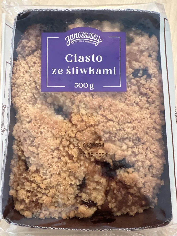 ciasto ze śliwkami