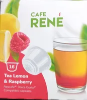 Tea lemon raspberry