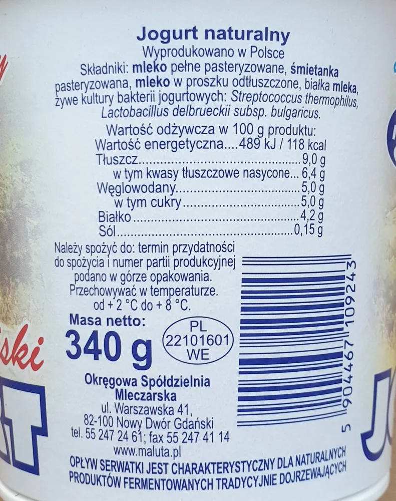 Maluta Jogurt Bałkański